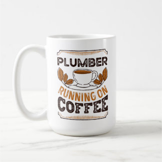 Klempner auf Coffee Caffein Geschenk Kaffeetasse