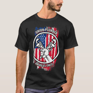 Klempner der Gewerkschaft T-Shirt Stolz Deutscher