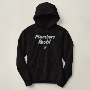 Klempner Fels Bestickter Hoodie