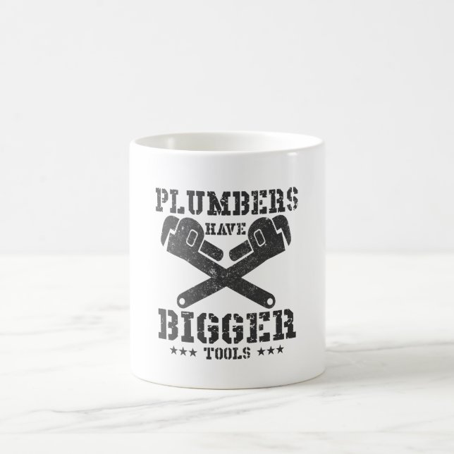 Klempner haben größere Werkzeuge Kaffeetasse (Mittel)