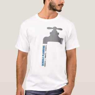 Klempner-Hahn-förderndes Shirt