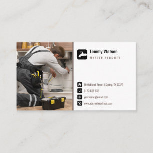 Klempner Handy Man Business Card Visitenkarte