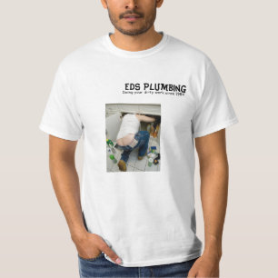 Klempner knacken, EDS-Klempnerarbeit und tun Ihr T-Shirt