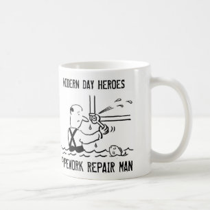 Klempner Rohrleitungsreparaturmann Kaffeetasse