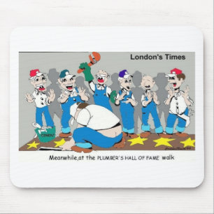 Klempner Ruhmeshalle Lustige Geschenke Tees Sammel Mousepad