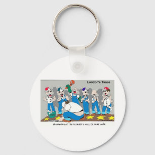 Klempner Ruhmeshalle Lustige Geschenke Tees Sammel Schlüsselanhänger