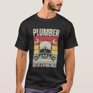 Klempner Schädel Klempner T-Shirt