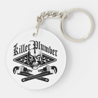 Klempner-Schädel: Mörder-Klempner 3,1 Schlüsselanhänger