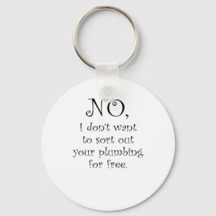 Klempner Schlüsselanhänger