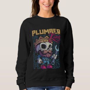 Klempner Skeleton - Pipefitter Klempner Kin Sweatshirt