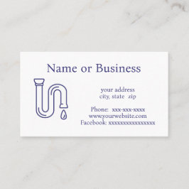 Klempnerbild Visitenkarte