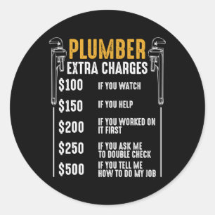 Klempnerextra-Ladegeräte-Rohrleitung Hobbyis C Runder Aufkleber