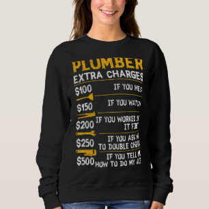 Klempnerextra-Ladegeräte-Rohrleitung Hobbyis C Sweatshirt