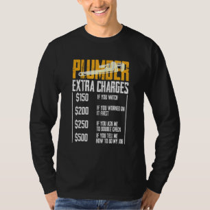 Klempnerextra-Ladegeräte-Rohrleitung Hobbyis C T-Shirt