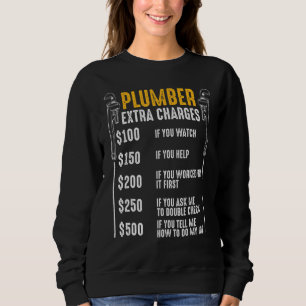 Klempnerextra-Ladungen Rohrleitung Sweatshirt