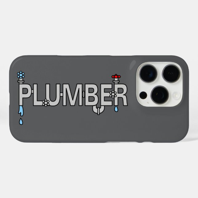 Klempnerpfeifen iPhone 16 Pro Hülle (Rückseite (Horizontal))