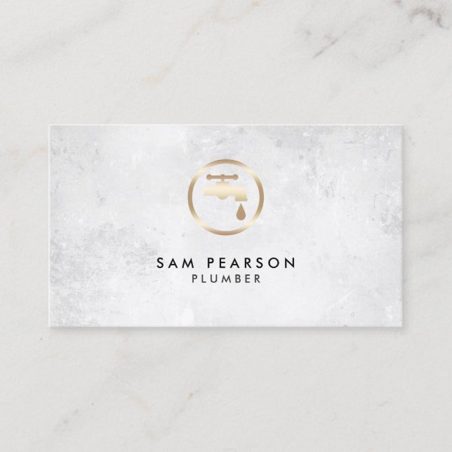 Klempnerreparatur für Zuhause Visitenkarte (Vorderseite)