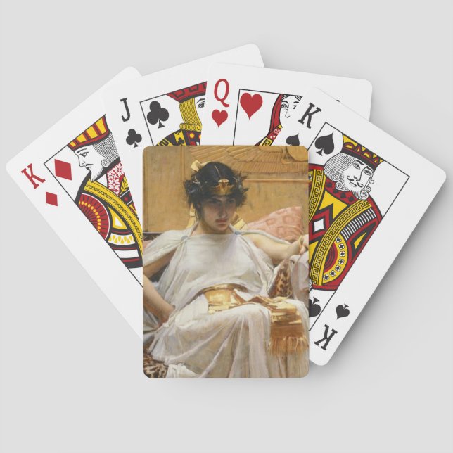 Kleopatra (alte ägyptische Königin) Spielkarten (Rückseite)