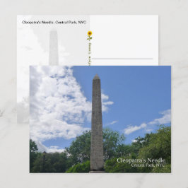 Kleopatra-Nadel, Central Park, NYC - Postkarte