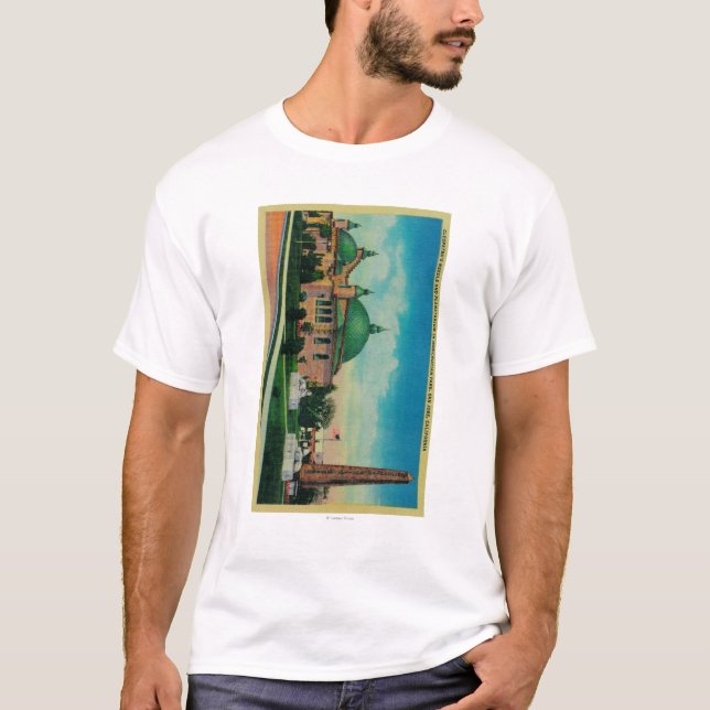 Kleopatra Nadel und Planetarium herein T-Shirt (Vorderseite)