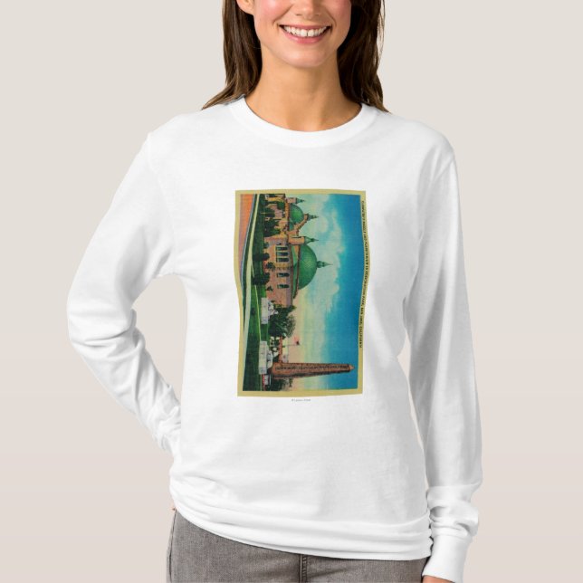 Kleopatra Nadel und Planetarium herein T-Shirt (Vorderseite)