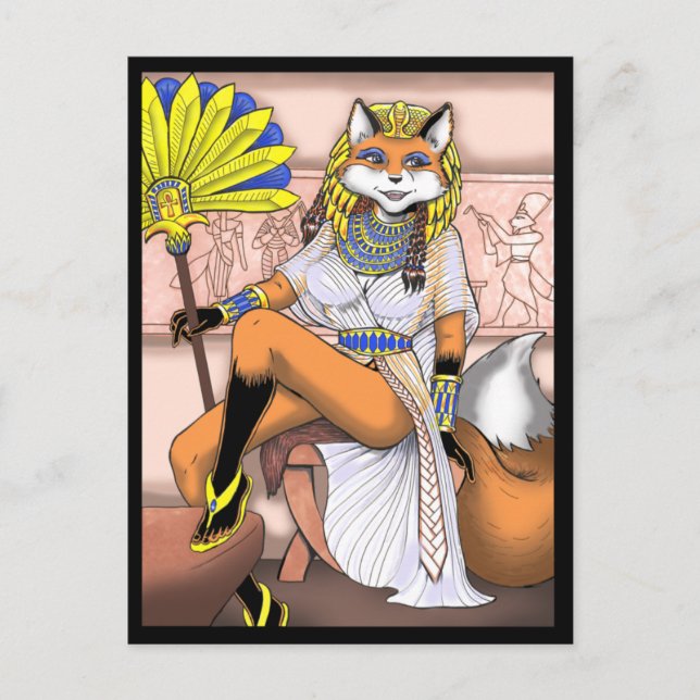 Kleopatra Postkarte (Vorderseite)