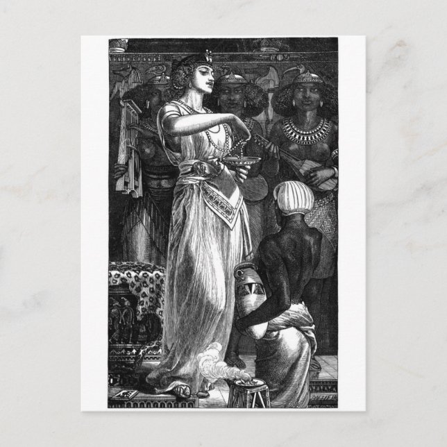 Kleopatra Postkarte (Vorderseite)