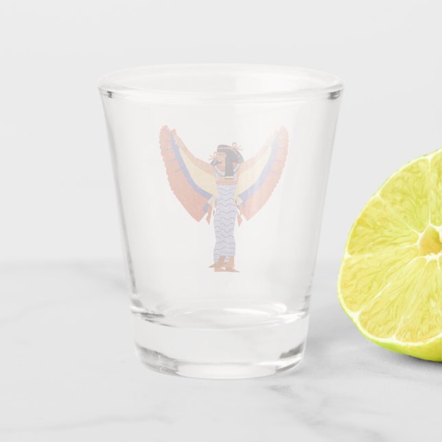 Kleopatra. Schnapsglas (Rückseite)