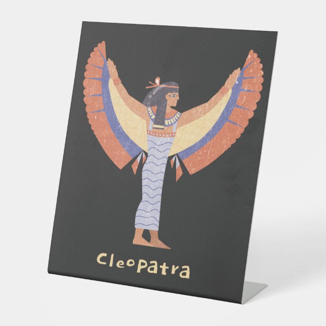 Kleopatra. Sockelschild (Vorderseite)