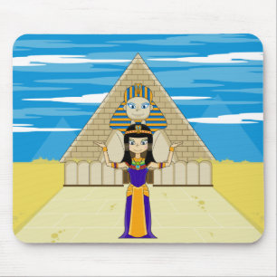 Kleopatra u. große Sphinx von Giseh Mousepad