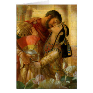 Kleopatra u. Marc Antony durch Leyendecker