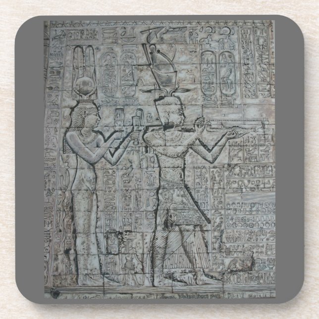 Kleopatra und Caesarion Untersetzer (Vorderseite)