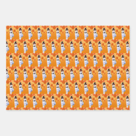 Kleopatras Erntedank Geschenkpapier Set