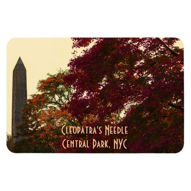 Kleopatras Nadel, Zentralpark NYC Magnet (Horizontal)