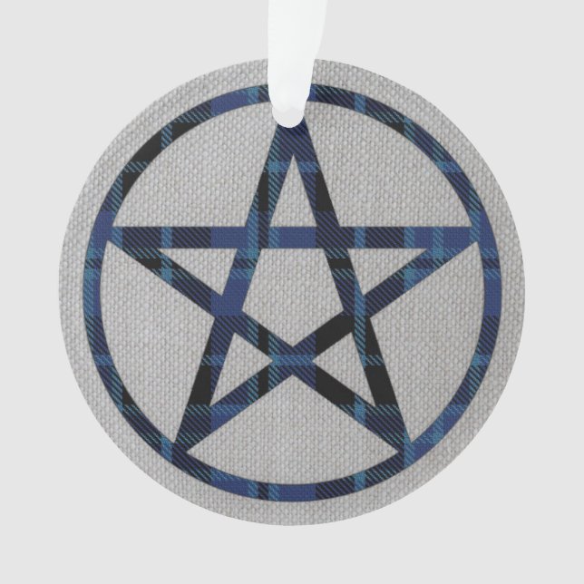 Klerustartan-Pentagramm Ornament (Vorderseite)