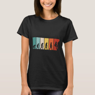 Kletter-Evolution Retro-Klettern Lustiger Felsenkl T-Shirt