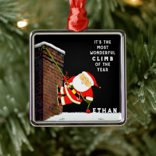 Kletter-Weihnachts-Sammelobjekt Ornament Aus Metall