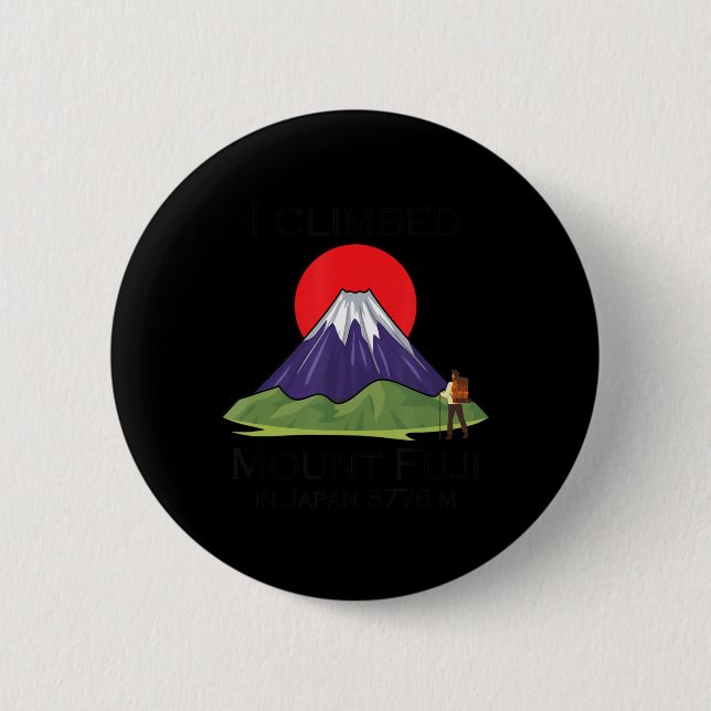 Kletterberg Fuji Button (Vorderseite)