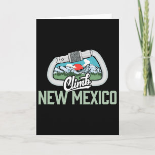Klettere New Mexico Retro Rock Kletter Vintage Kar Karte