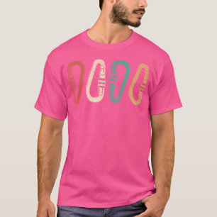 Kletterer Achtziger Jahre Bergsteigen T-Shirt