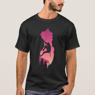 Kletterer, Bergsteiger, Bergsteigen, Wandern T-Shirt