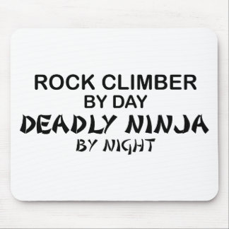 Kletterer tödliches Ninja bis zum Nacht Mousepad