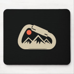Kletterfelsen Bouldering Kletterkarabiner Klettere Mousepad