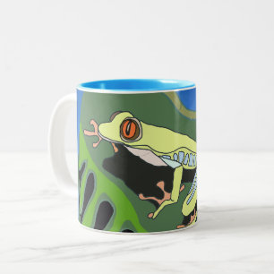 Kletterfrosch Zweifarbige Tasse