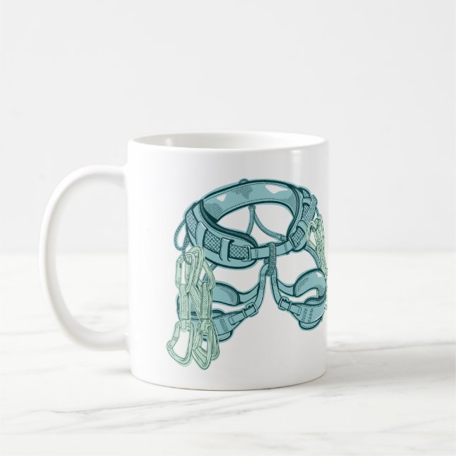 Klettergurt mit schnellem zeichn kaffeetasse (Links)