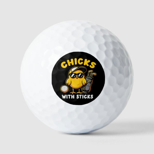 Kletterhexen: Golfer Girl del Malcantone Golfball (Vorderseite)