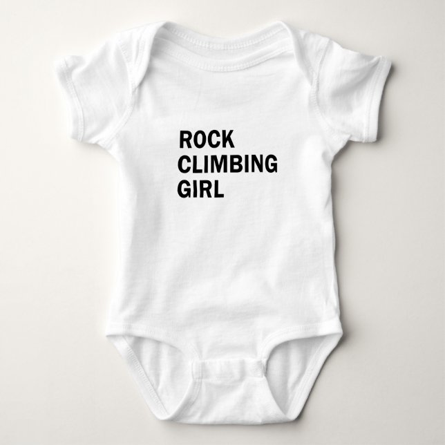 Kletterjunge Baby Strampler (Vorderseite)
