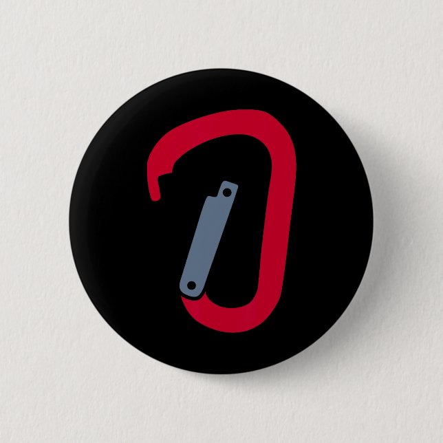 Kletterkarabiner Button (Vorderseite)