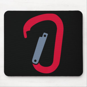 Kletterkarabiner Mousepad