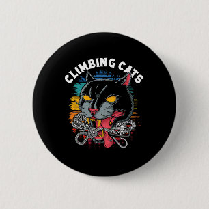 Kletterkatzen Boulder Rock Kletterer Button